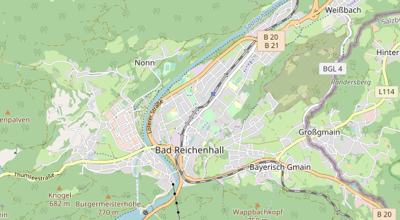 Ausflugsziel auf Karte