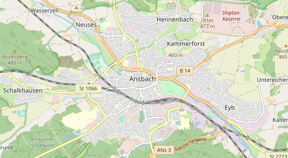 Destination d'excursion sur la carte