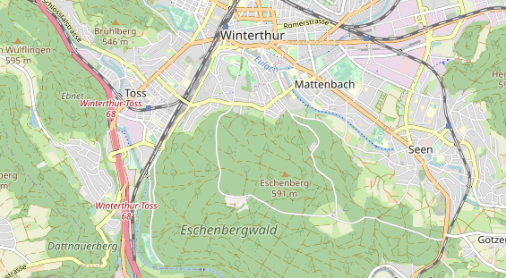 Destination d'excursion sur la carte