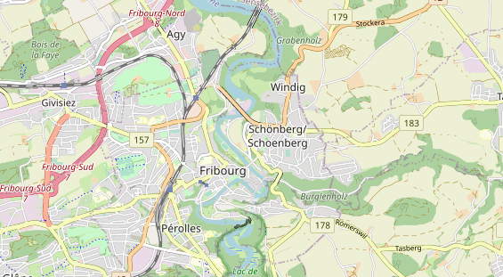 Ausflugsziel auf Karte