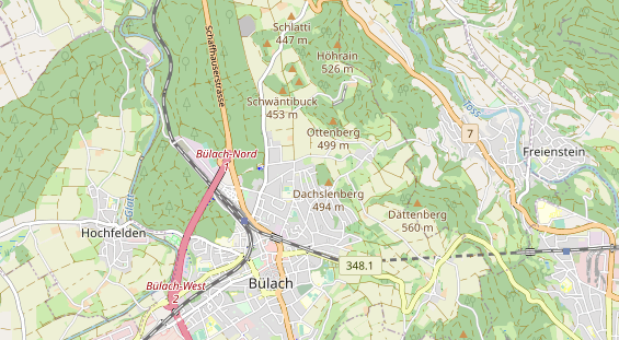 Destination d'excursion sur la carte