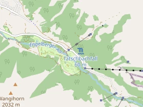Destination d'excursion sur la carte