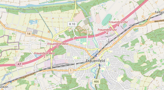 Destinazione dell'escursione sulla carta