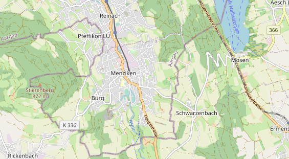 Excursiebestemming op kaart