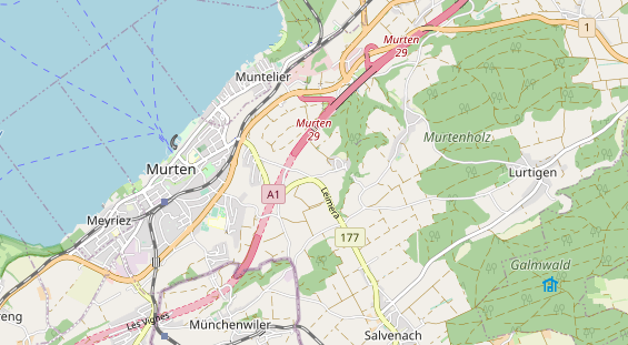 Destination d'excursion sur la carte