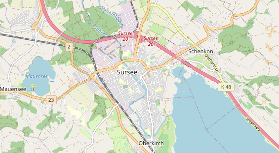 Destinazione dell'escursione sulla carta