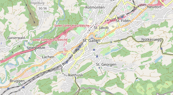 Ausflugsziel auf Karte