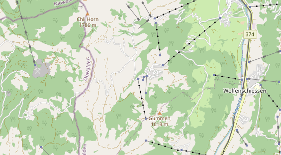 Ausflugsziel auf Karte
