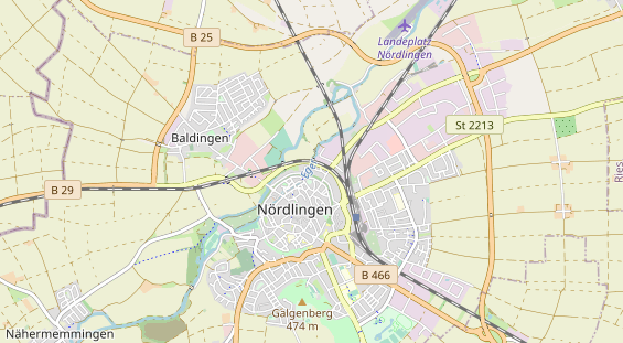 Ausflugsziel auf Karte