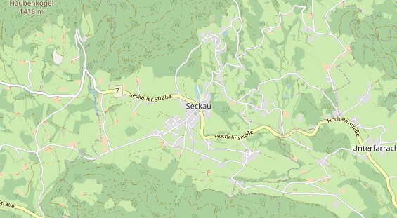 Destination d'excursion sur la carte