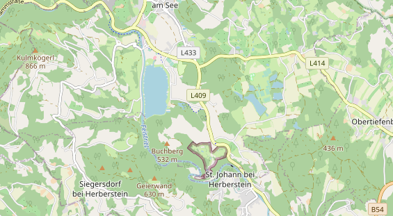 Ausflugsziel auf Karte