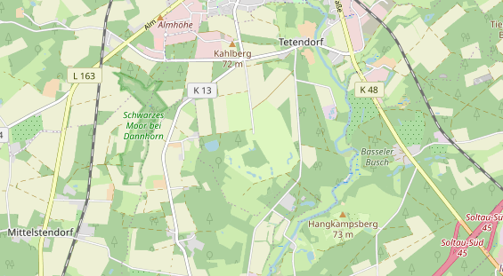 Destination d'excursion sur la carte