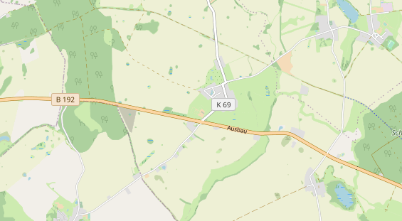 Excursiebestemming op kaart