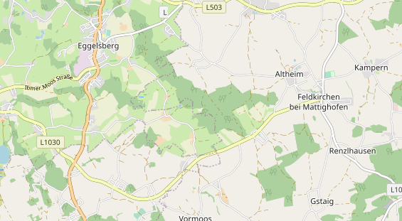 Excursiebestemming op kaart