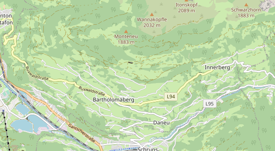 Ausflugsziel auf Karte