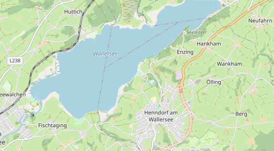 Excursiebestemming op kaart