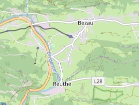 Destinazione dell'escursione sulla carta