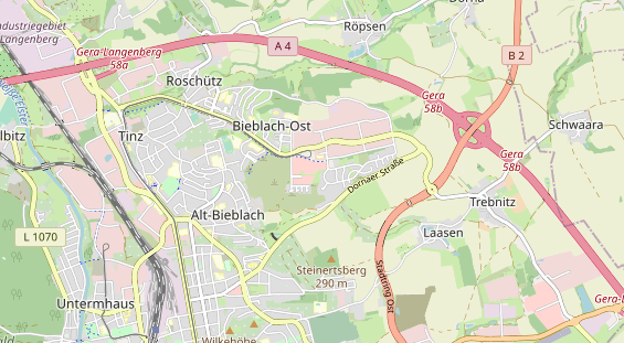 Ausflugsziel auf Karte