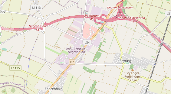 Destinazione dell'escursione sulla carta