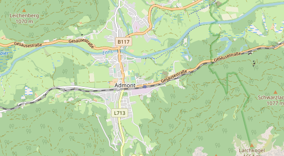 Destination d'excursion sur la carte