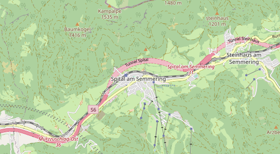 Ausflugsziel auf Karte