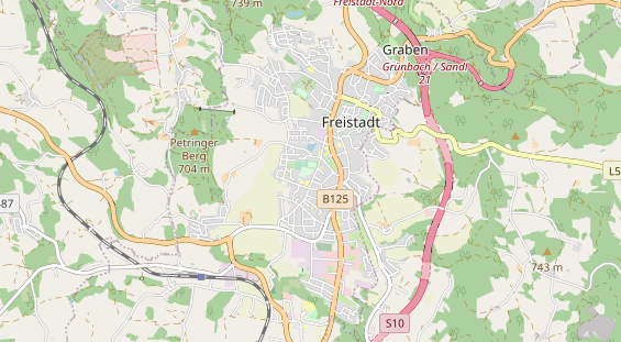 Destinazione dell'escursione sulla carta