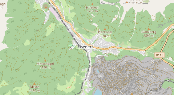 Ausflugsziel auf Karte