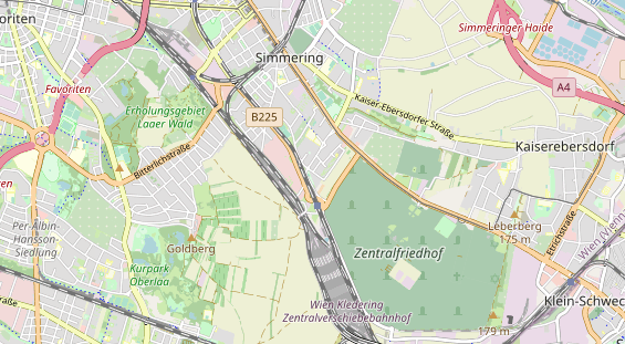 Ausflugsziel auf Karte