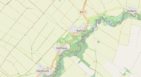 Excursiebestemming op kaart