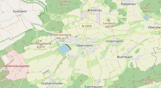 Ausflugsziel auf Karte