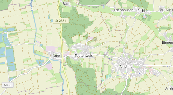 Ausflugsziel auf Karte