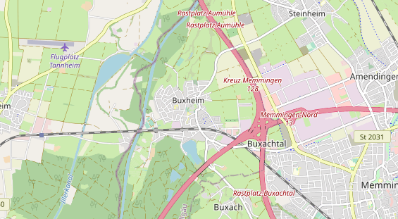 Destinazione dell'escursione sulla carta