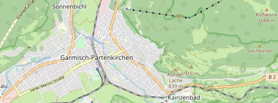 Ausflugsziel auf Karte