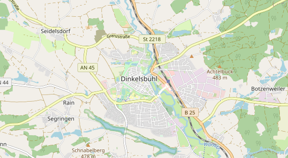 Destination d'excursion sur la carte