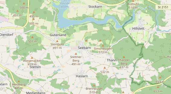 Ausflugsziel auf Karte