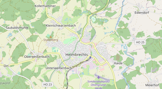 Destination d'excursion sur la carte