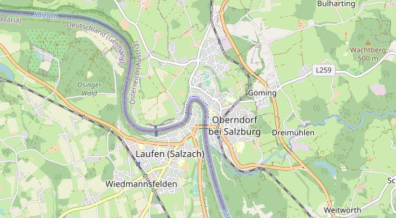 Destination d'excursion sur la carte