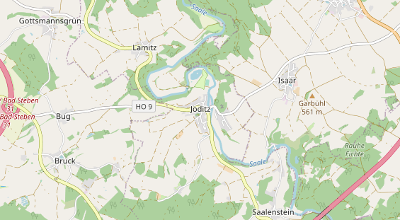 Destination d'excursion sur la carte