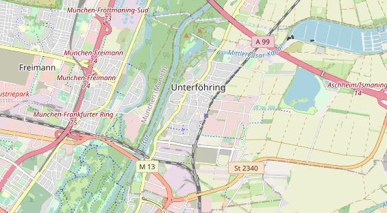 Excursiebestemming op kaart