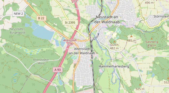 Ausflugsziel auf Karte