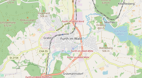 Ausflugsziel auf Karte