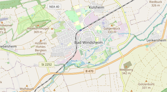 Destination d'excursion sur la carte