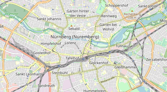 Destinazione dell'escursione sulla carta