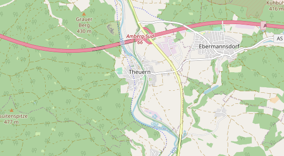 Destination d'excursion sur la carte