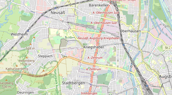 Destinazione dell'escursione sulla carta