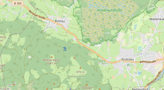 Ausflugsziel auf Karte