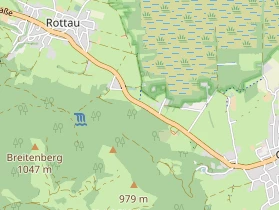 Destination d'excursion sur la carte