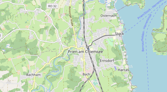 Excursiebestemming op kaart