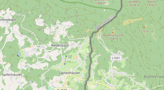 Destination d'excursion sur la carte