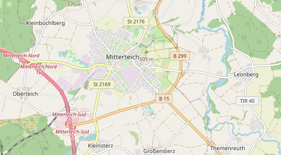 Ausflugsziel auf Karte